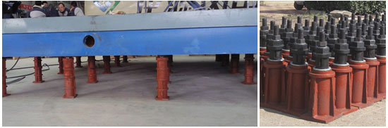 鑄鐵平臺地錨器安裝